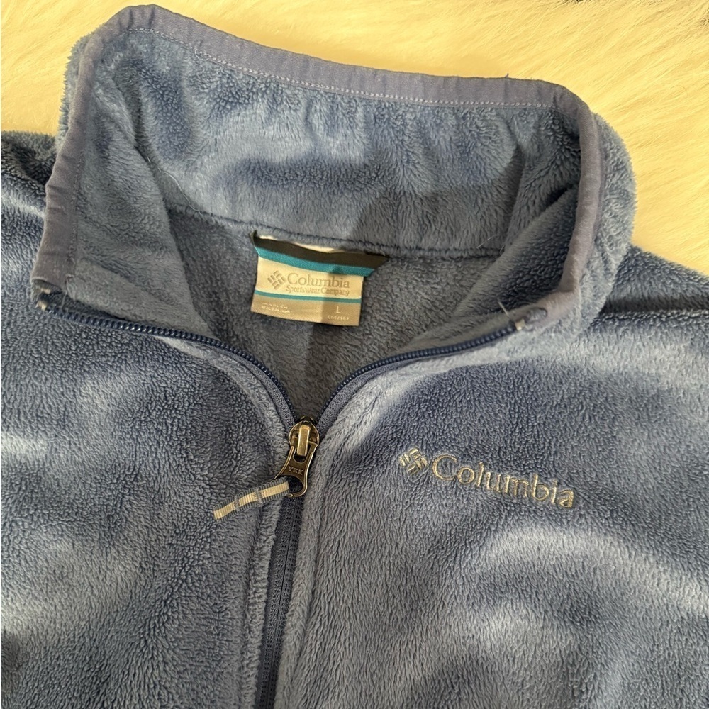 Columbia Girls Fleece Jacket size 14/16 - Picture 2 of 5